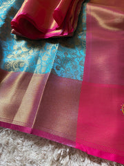 Vriksham Firosa Tanchoi Tissue Silk Saree-VS4493