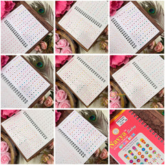 Vriksham Navya Suhag Spiral Bindi Book(960 Bindi Plain Size-10)-BB346