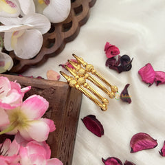 Vriksham Gold Look Alike Kada Style WIth Balls Daily Wear Bangles -G18016