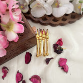 Vriksham Gold Look Alike Kada Style WIth Balls Daily Wear Bangles -G18016