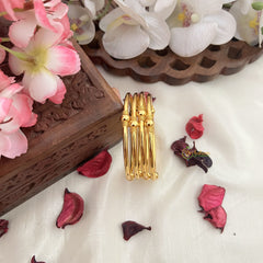 Vriksham Gold Look Alike Designer Kada Style  Daily Wear Bangles-G18018