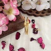 Vriksham Gold Look Alike Designer Kada Square White Stone Daily Wear Bangles-G18021