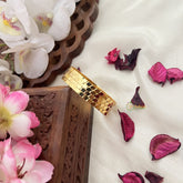 Vriksham Gold Look Alike Daily Wear Square Design Bangles-G18023