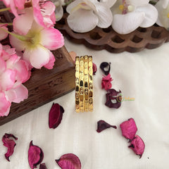Vriksham Gold Look Alike Daily Wear Floral Design Bangles-G18024