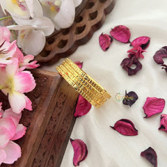 Vriksham Gold Look Alike Daily Wear Fish Design Set Four Bangles-G18031