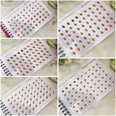 Vriksham LCT Stone Pestal Mix Shape Bindi Book(300 Bindi)-BB227