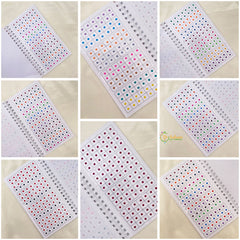 Vriksham Plain Shade Round Bindi Book-BB171