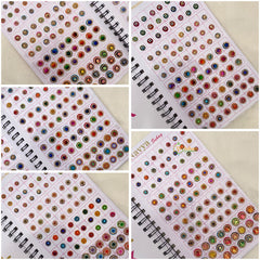 Vriksham LCT Stone Fancy Round Bindi Book (D No. 48 A 16)-BB182