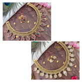 Vriksham Jalebi Style Reversible Maanga Short Neckpiece-G18129