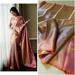 Vriksham Lavender Tanchoi Tissue Silk Saree-VS4490
