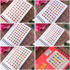 Vriksham Navya Suhag Spiral Bindi Book(D NO:30P10 LCT Stone Fancy)-BB336