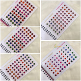 Vriksham Cocktail Shaded Border LCT Stone Sticker Bindi Book-BB158
