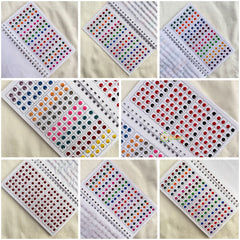 Vriksham Shaded Stone Round Bindi Book-BB167