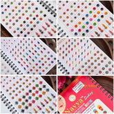 Vriksham Navya Suhag Kumkum Spiral Bindi Book(48P3 LCT STONE FANCY)-BB3613