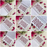 Vriksham Classic Kalyanam Short Tilak White Stone Bindi Book-BB322