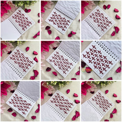 Vriksham Classic Kalyanam Short Tilak White Stone Bindi Book-BB322