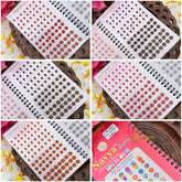 Vriksham Navya Suhag Kumkum Spiral Bindi Book(96A1 LCT STONE FANCY)-BB3604