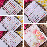 Vriksham Navya Suhag Kumkum Spiral Bindi Book(36P1 LCT STONE FANCY)-BB3605