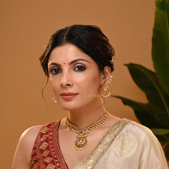 Premium AD Stone Short Neckpiece-G5947