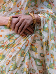 Antique Elephant Lakshmi Bangle-Screw Type Bangles-G13401