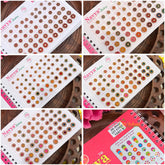 Vriksham Navya Suhag Kumkum Spiral Bindi Book(360 BINDI LCT STONE FANCY K)-BB3614