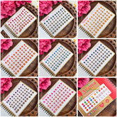 Vriksham Ananya Kumkum Spiral Bindi Book(White 1)-BB3615