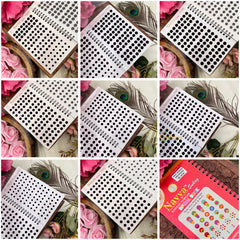 Vriksham Navya Suhag Spiral Bindi Book(960 Bindi Medium Black)-BB349