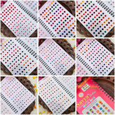 Vriksham Navya Suhag Kumkum Spiral Bindi Book(960 BINDI JARI SMALL)-BB3600