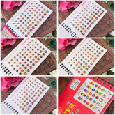 Vriksham Navya Suhag Spiral Bindi Book(D NO:30 B1 LCT Stone Fancy Round)-BB337