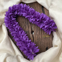 Vriksham Artificial Jasmine Gajra for Hair Accessories-Lavender-HF-H1062