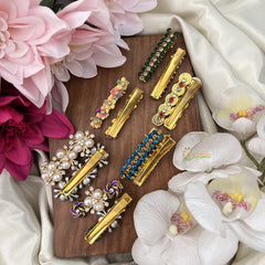 Return Gift Premium Designer Hair Clip Set-Set-Of 6-H1147