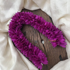 Vriksham Artificial Jasmine Gajra for Hair Accessories-Purple-HF-H1068