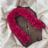 Vriksham Artificial Jasmine Gajra for Hair Accessories-Rani Pink-HF-H1069