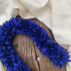 Vriksham Artificial Jasmine Gajra for Hair Accessories-Dark Blue-HF-H1104