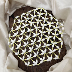 Vriksham Artificial Jasmine Bun Net Jada Hair Accessories-HF-H1088