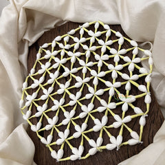 Vriksham Artificial Jasmine Bun Net Jada Hair Accessories-HF-H1088