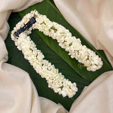 Vriksham Flower Classic Pink Mullai Poo Gajra Flower Accessories With Hair Clip-KH1261