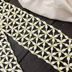 Vriksham Artificial Stunning Real Jasmine Look Alike Bridal Netted Gajra Hair Accessories-HF-H1087