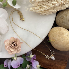 Vriksham Angliar (Snow deer) Pendant Anti Tarnish Stainless Steel Necklace Chain-G17690