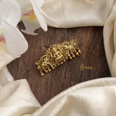 Premium Gold Look Alike Hair clip -Lakshmi and Elephant-G15358