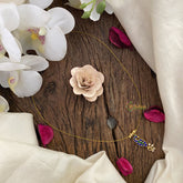 Vriksham Peacock Pendant Invisible Chain-Blue Green-Pearl-G16976