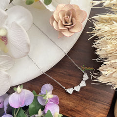 Vriksham Floral Magnet Pendant Anti Tarnish Stainless Steel Necklace Chain-Silver-G17692