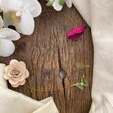 Vriksham Butterfly Pendant Invisible Chain-Light Green-G16927