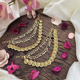 Lakshmi Coin Maatil with 2 layered Pearl-G15510