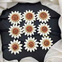 Vriksham Jasmine Kemp Stone Set Of 9 Traditional Jada Billais-HF-H1091