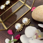 Vriksham Pearl Stone Anti Tarnish Stainless Steel Earring-G17705