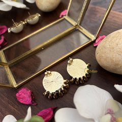 Vriksham Pearl Stone Anti Tarnish Stainless Steel Earring-G17705