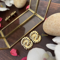 Vriksham Gold Look Alike Designer Anti Tarnish Stainless Steel Earring-G17704