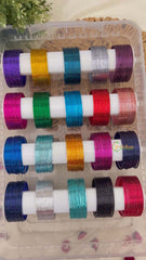 Vriksham Multicolor Glossy- 20 Brilliant Shades for Traditional & Festive Wear Metal Bangle Set -G21875