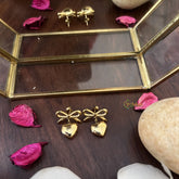 Vriksham Unique Bow Style Anti Tarnish Stainless Steel Earring-G17707